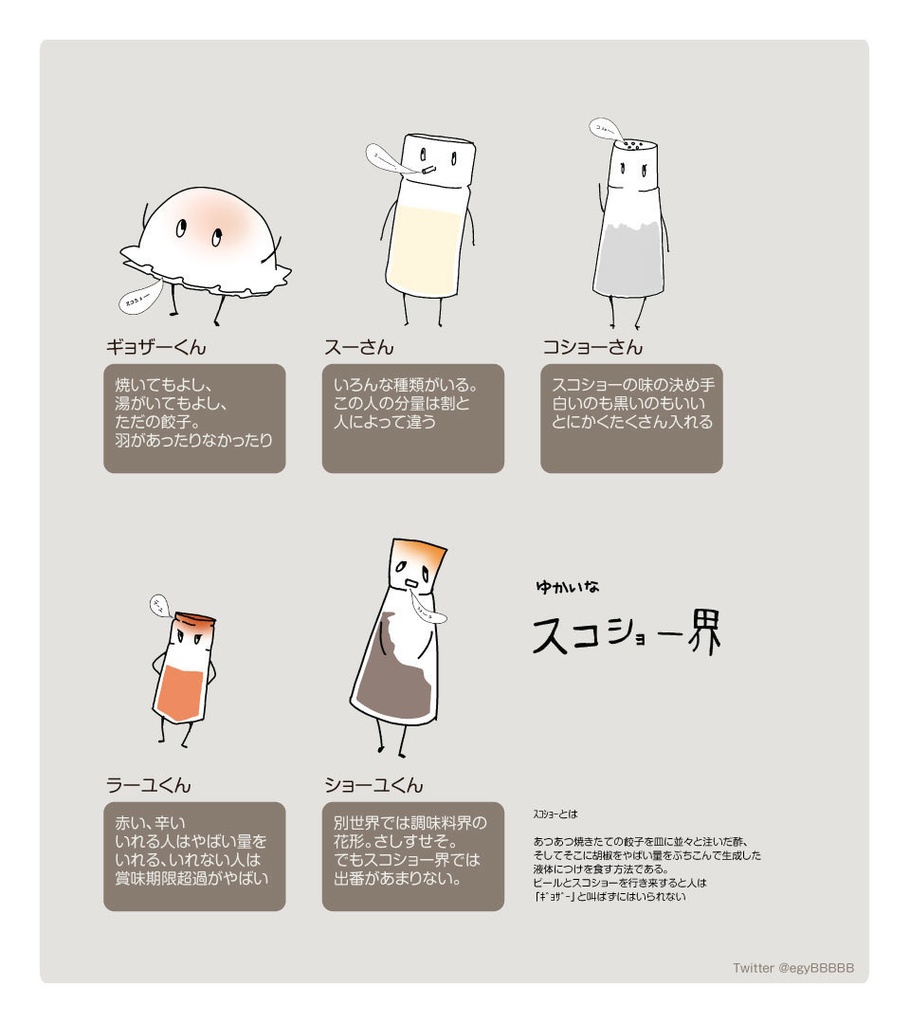 ギョザーくん マスキングテープ 01 5M 15/20/25/30mm 全6色