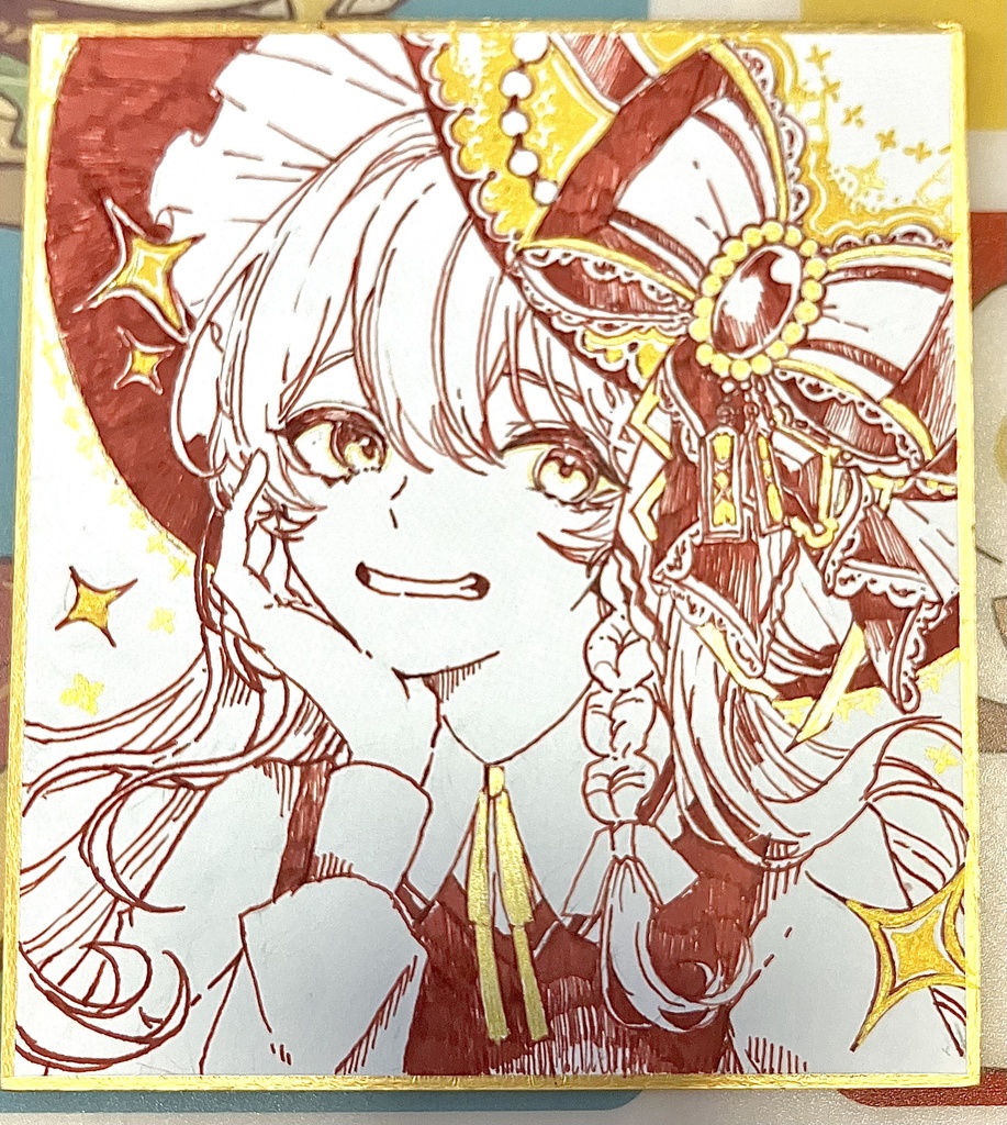 魔理沙ペン画