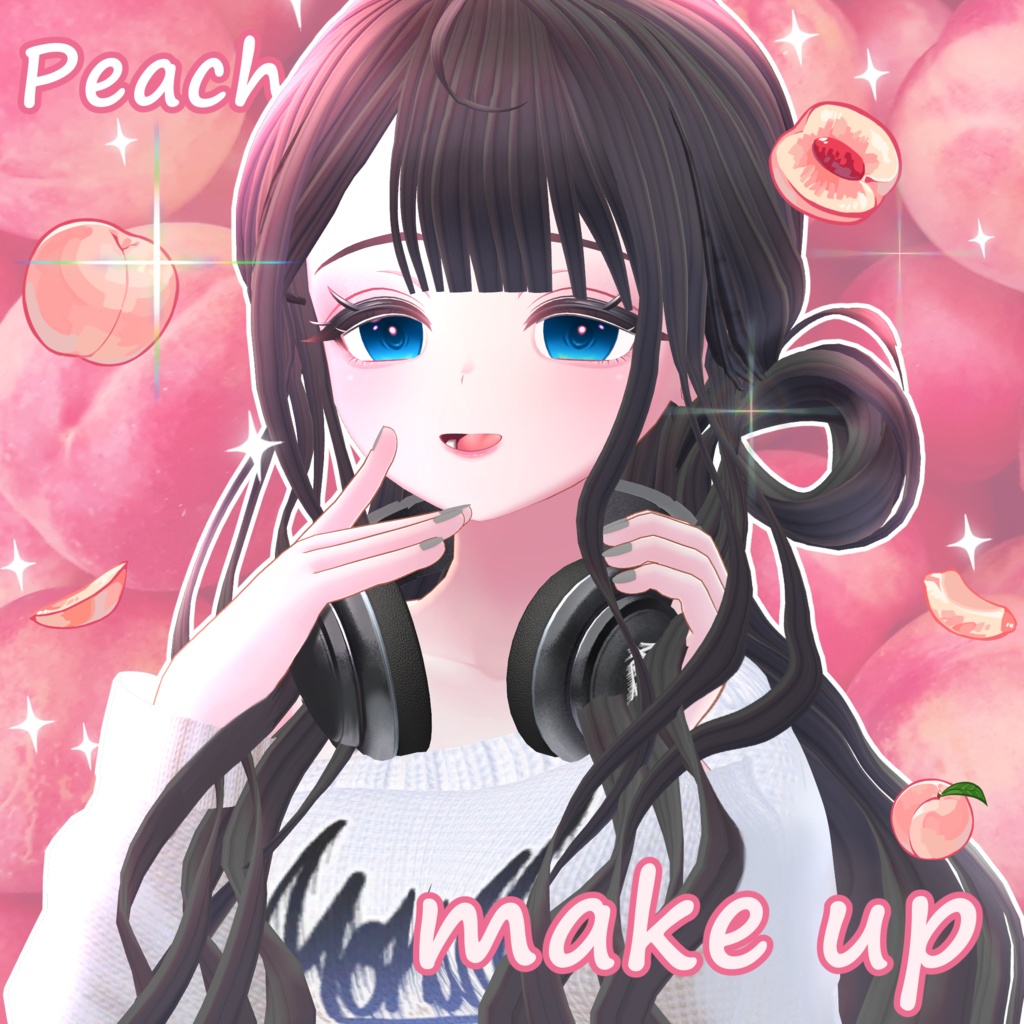 복숭아 메이크업_Peach makeup+body+eye_Texture_Rindo