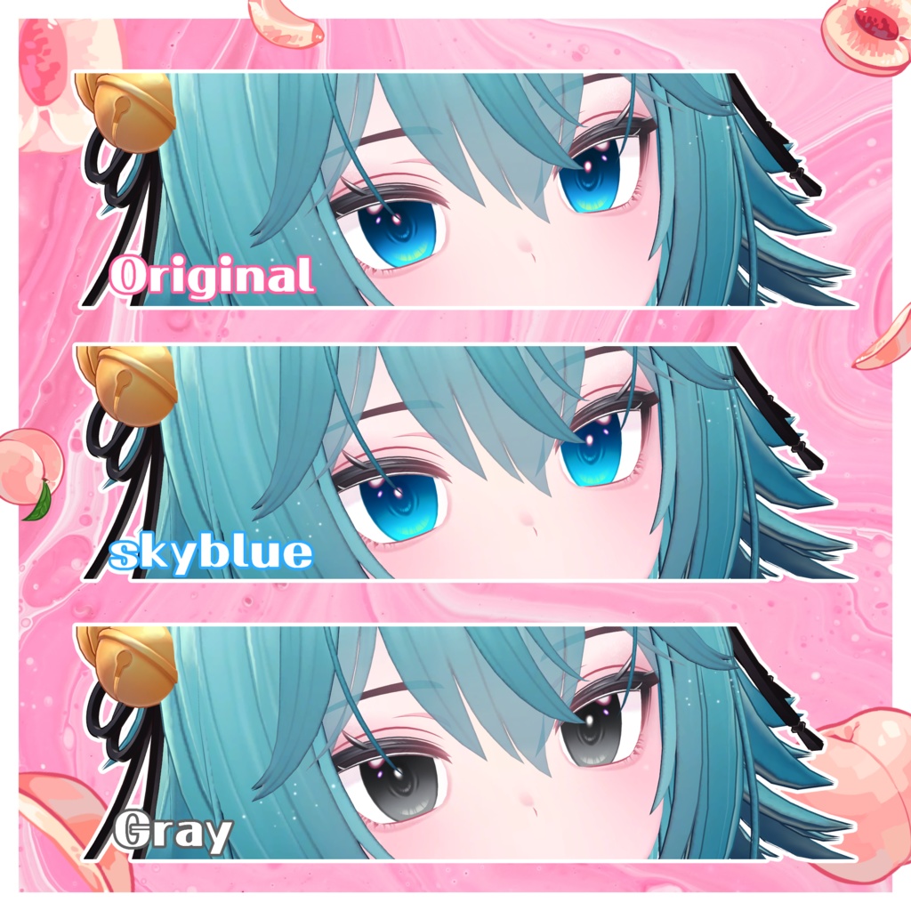 복숭아 메이크업_Peach makeup+body+eye_Texture_Rindo