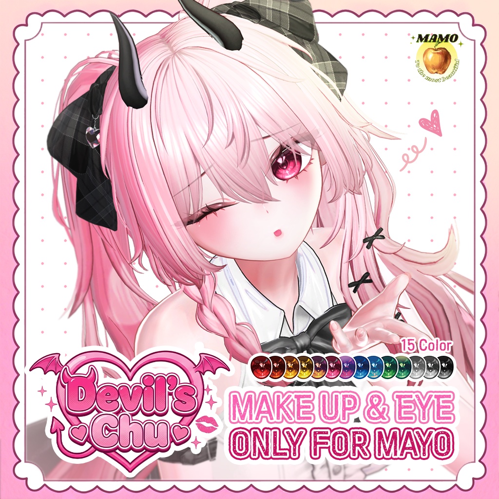 💕Devil's Chu💕____For MAYO (Make up+Eye 15 Color)