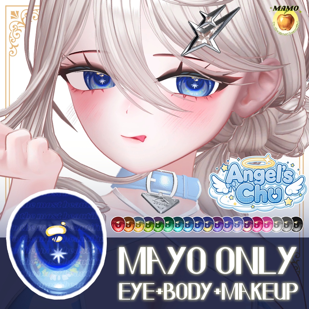 ☩Angel's kiss☩____For MAYO (Make up+Eye 19 Color+Body Texture)