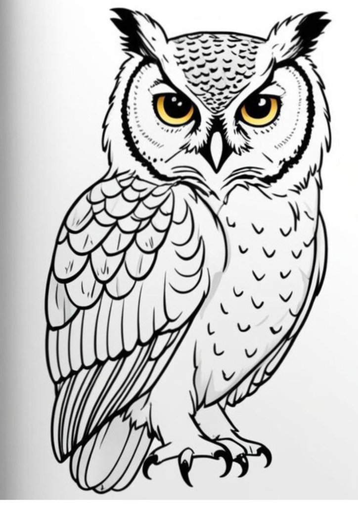 森のいきもの プチ塗り絵|お試し3枚セット(ネップリ付き)