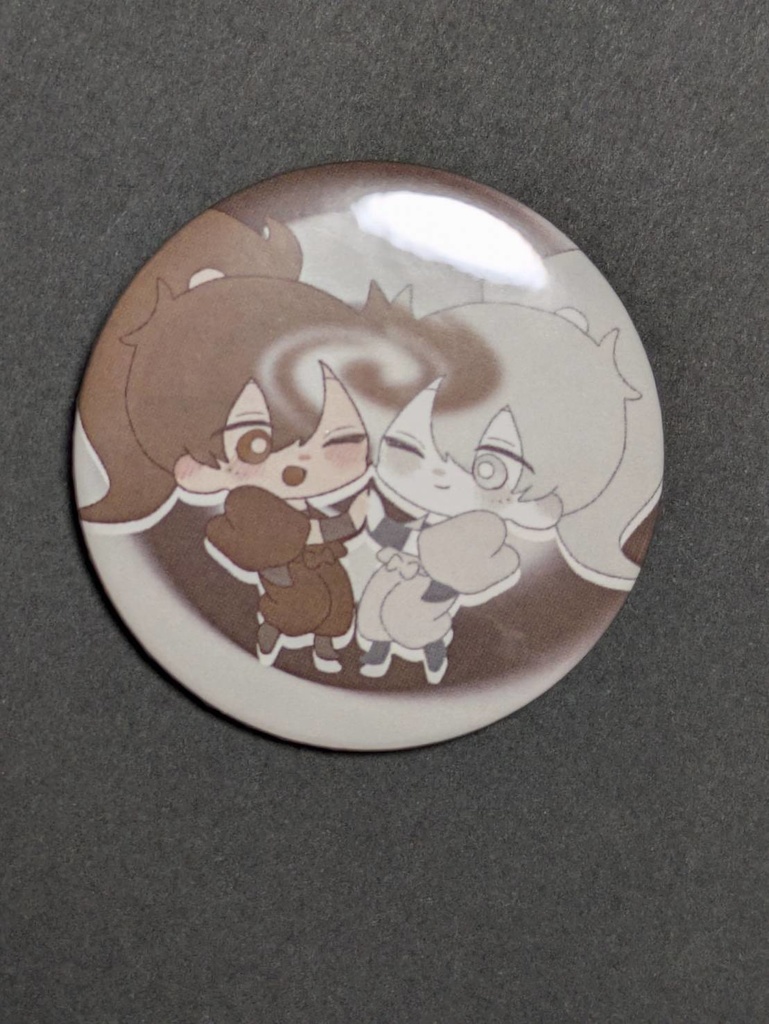 【缶バッチ】ミルクココア双忍