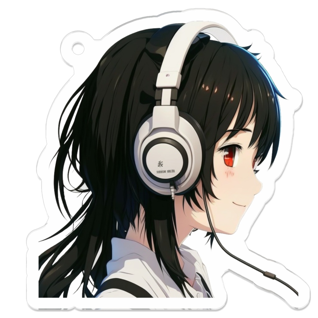 【限定NFT付き】ヘッドフォンガール #003 アクリルキーホルダー