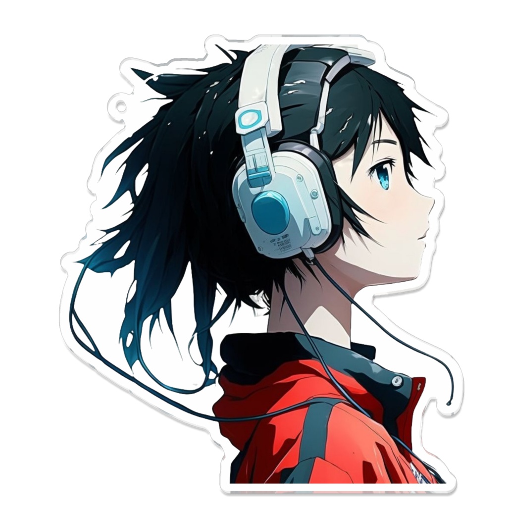 【限定NFT付き】ヘッドフォンガール #006 アクリルキーホルダー