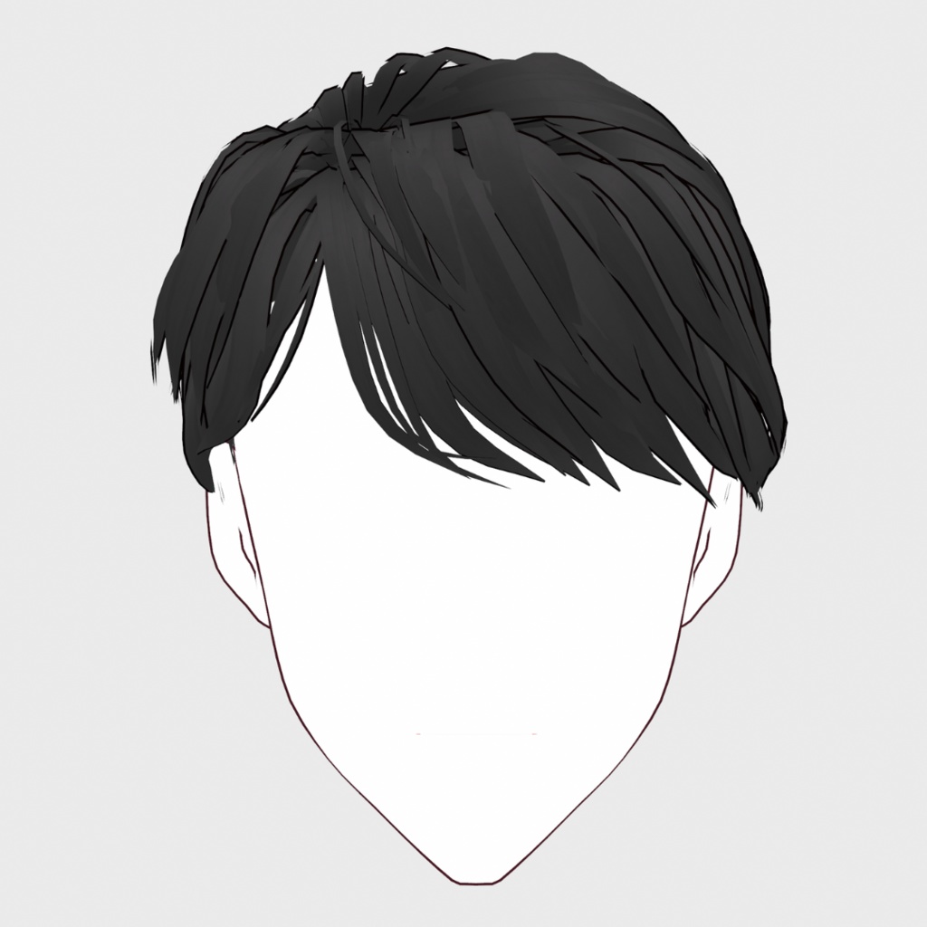 VRoid用ヘアープリセット　計６色セット
