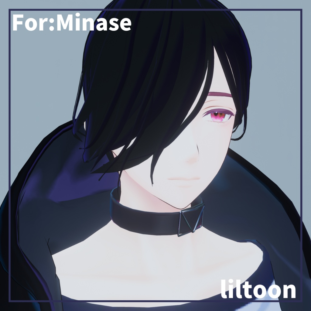 メカクレヘアー　【水瀬/SION/Grus/薄荷】