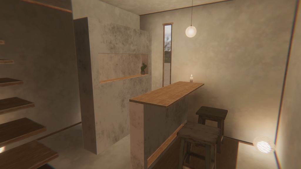 【VRChat用ワールド】CAFE