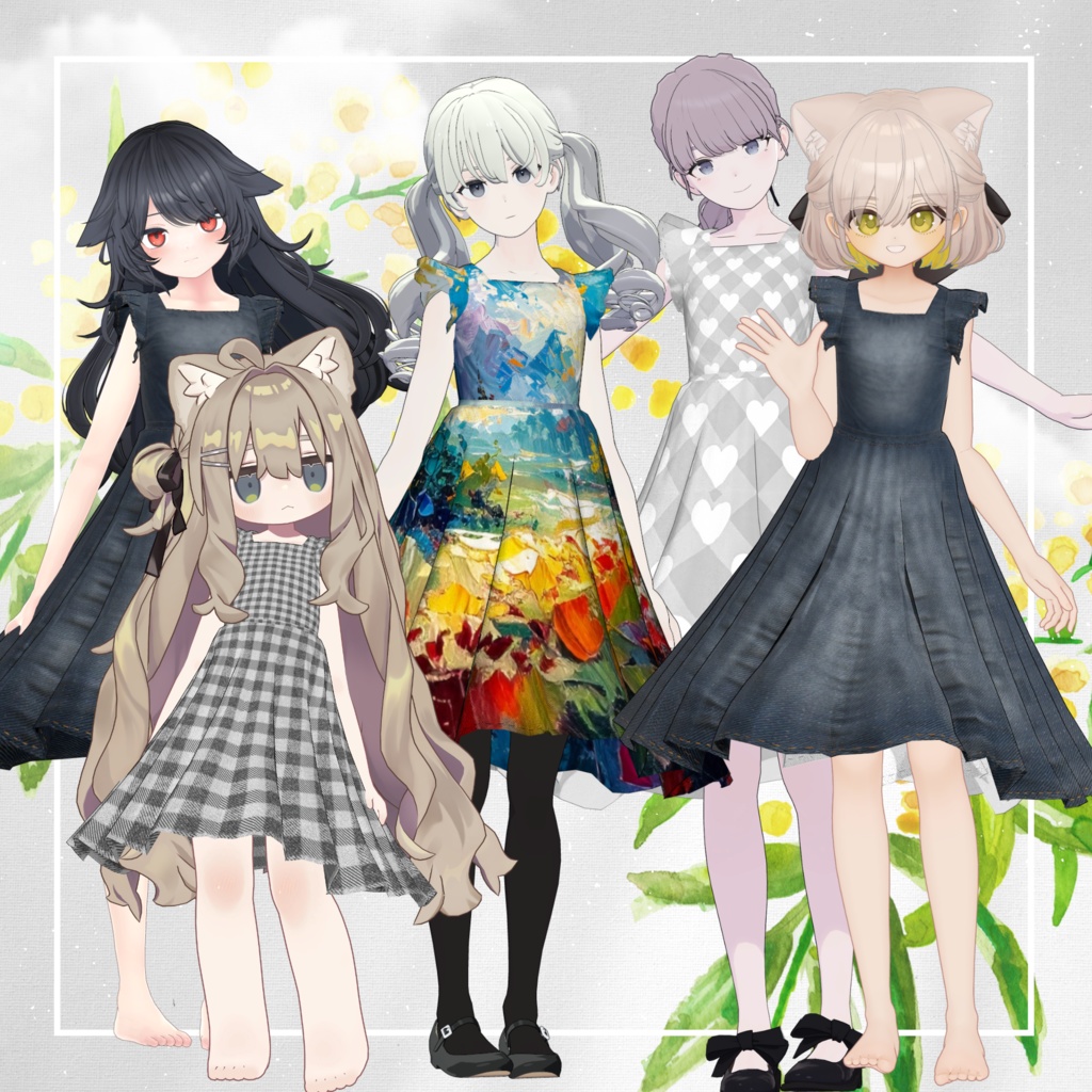 ※展示ページ※【5avatar】ふんわり日和ワンピース