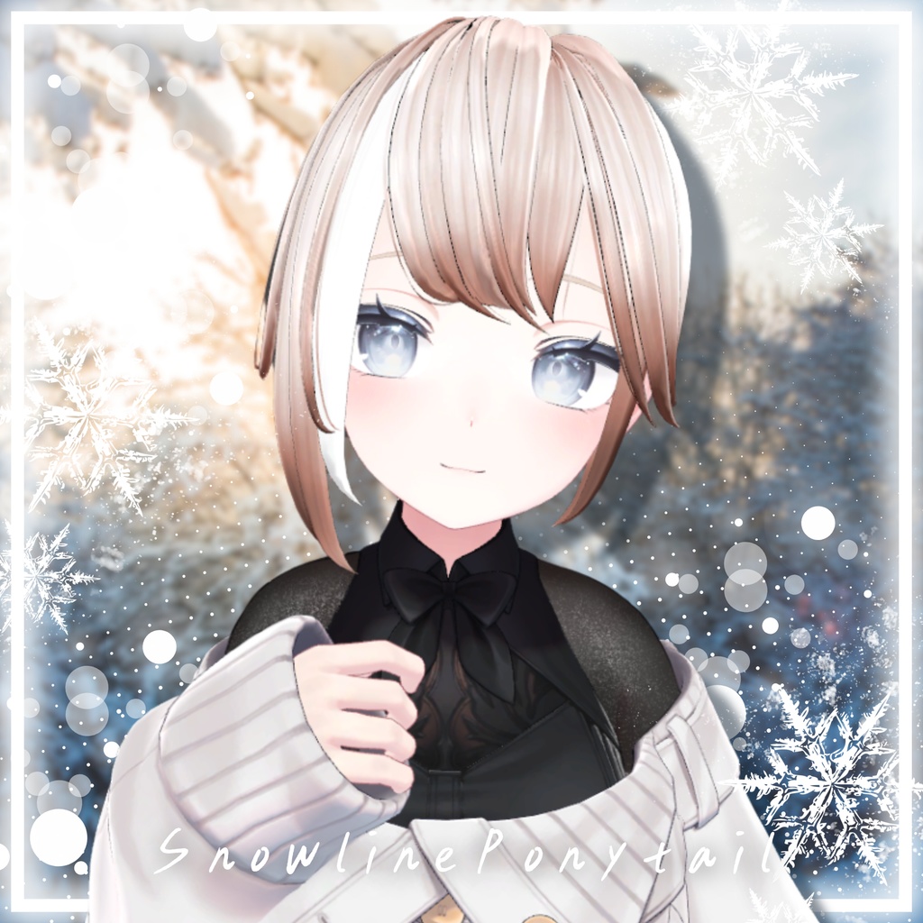 【5avatar】SnowlinePonytail