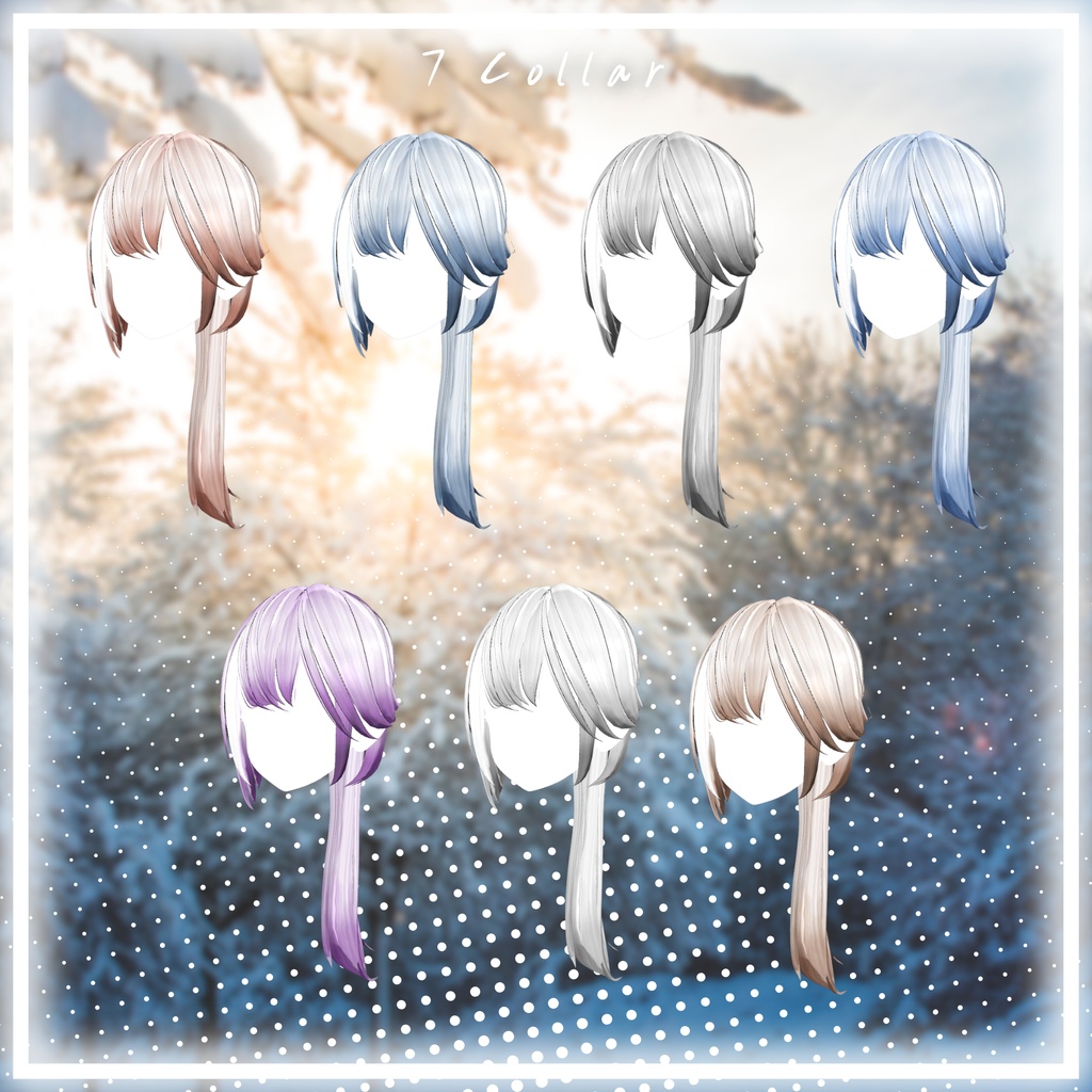 【5avatar】SnowlinePonytail