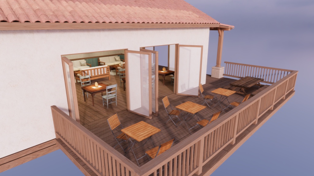 【VRC想定ワールド】CAFE