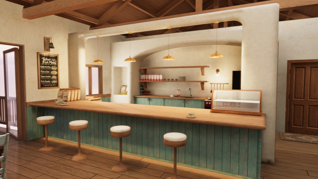 【VRC想定ワールド】CAFE