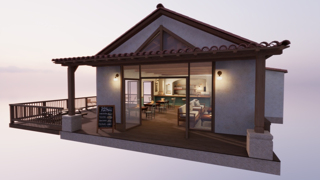 【VRC想定ワールド】CAFE