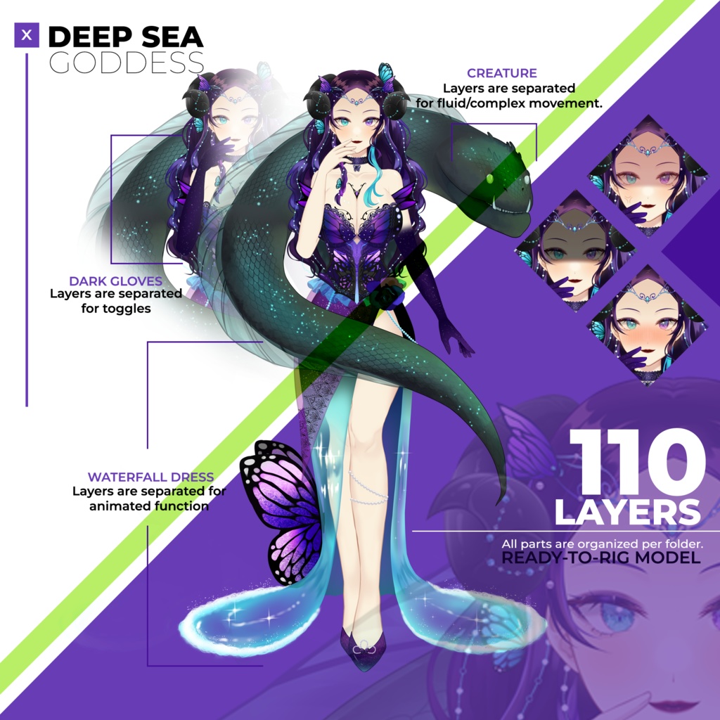 【Live2D】Deep Sea Goddess