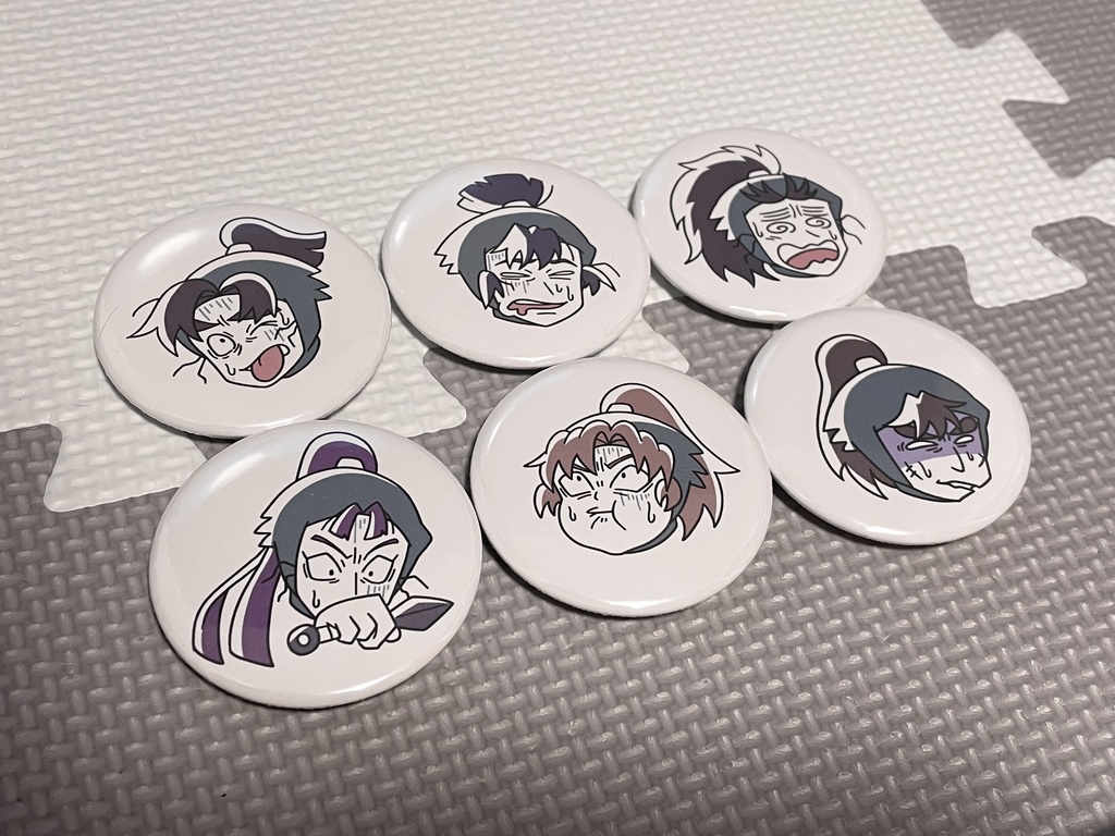 6年生グロッキー缶バッジ