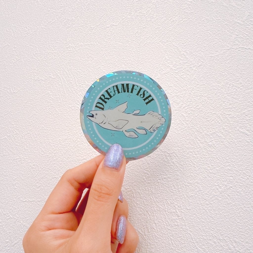 シーラカンスのラウンド缶/ステッカー