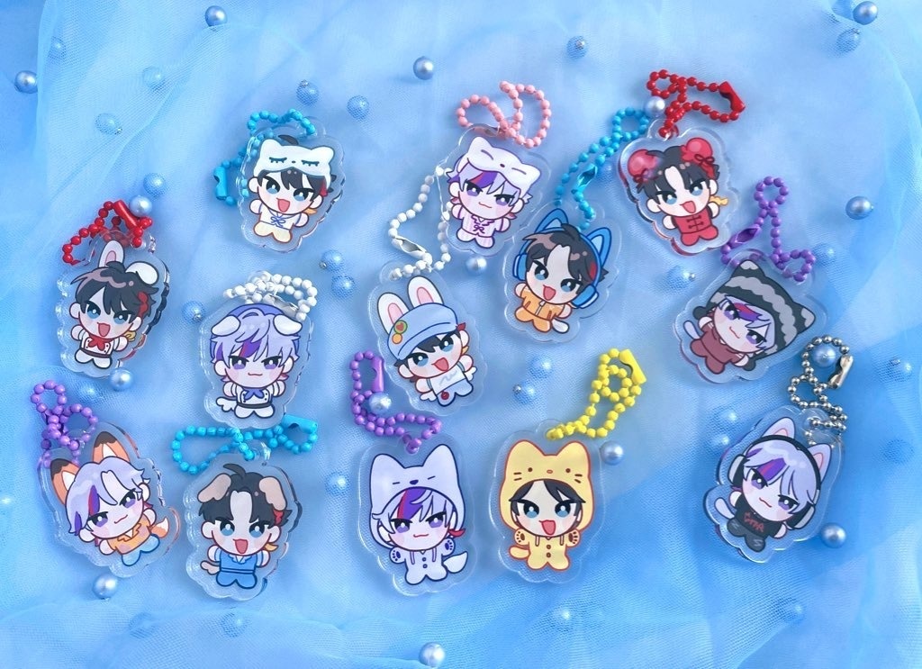 アクリルキーホルダー【三枝明那 & 不破湊】