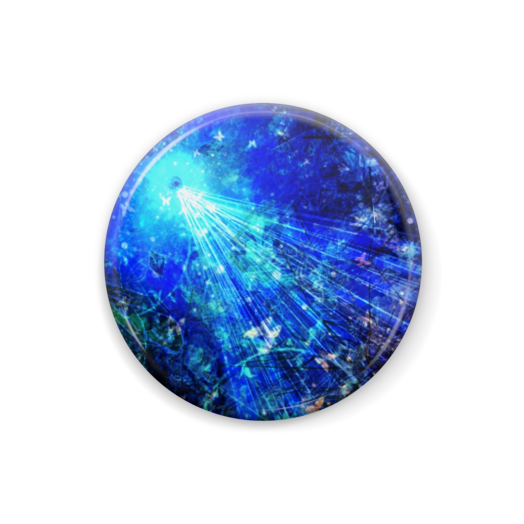 星空缶バッジ