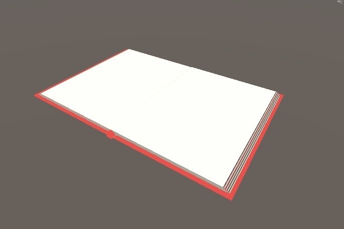 【無料】本(開いた状態のシェイプキー入り)