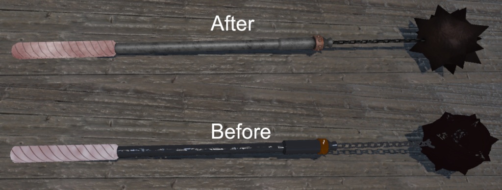 【ModularAvatar対応ギミック】フレイル/メイス型モーニングスター -Morningstar-