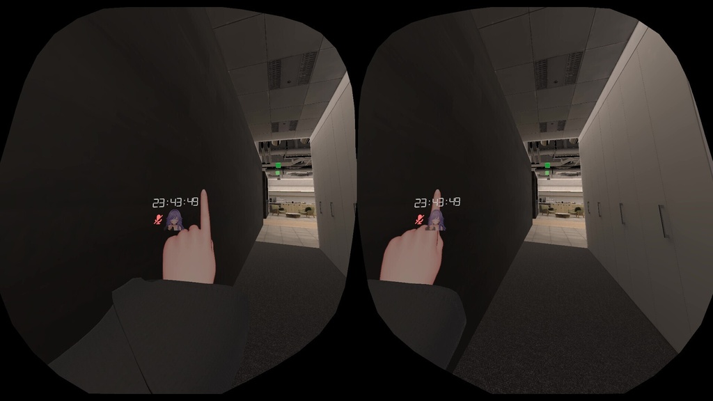 時計表示ギミック -RealTime Overlay-