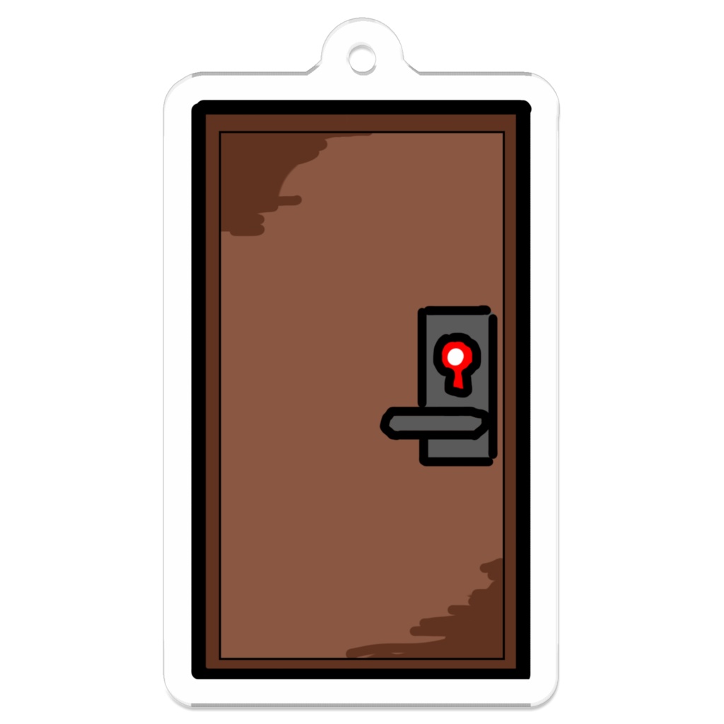 鍵穴が覗けるキーホルダー