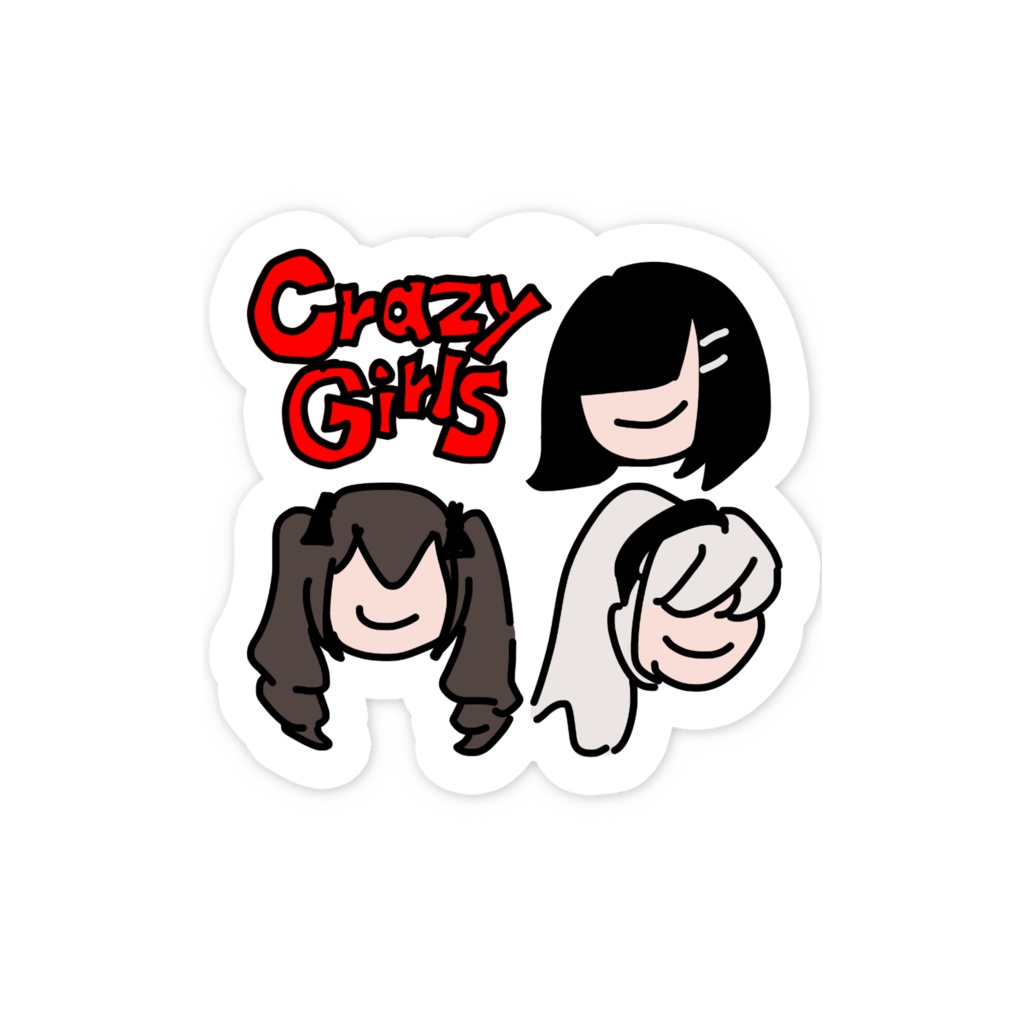 クレイジーガールズ ステッカー