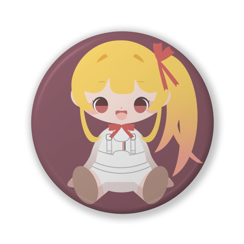 【非公式】お座り奏ちゃん缶バッジ