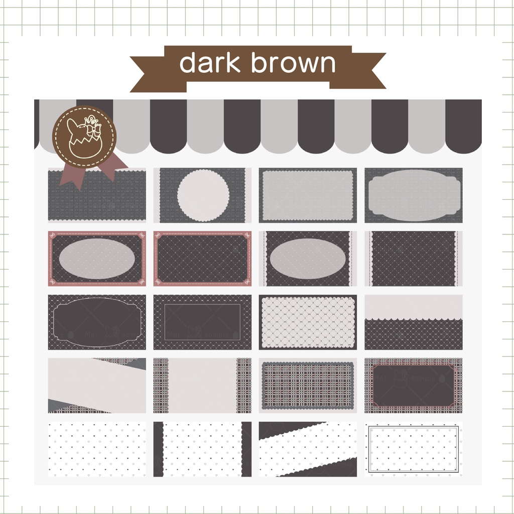 サムネイル背景パック Vol.2ハート カラー追加セット