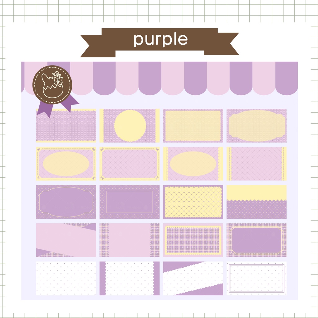 サムネイル背景パック Vol.2ハート カラー追加セット