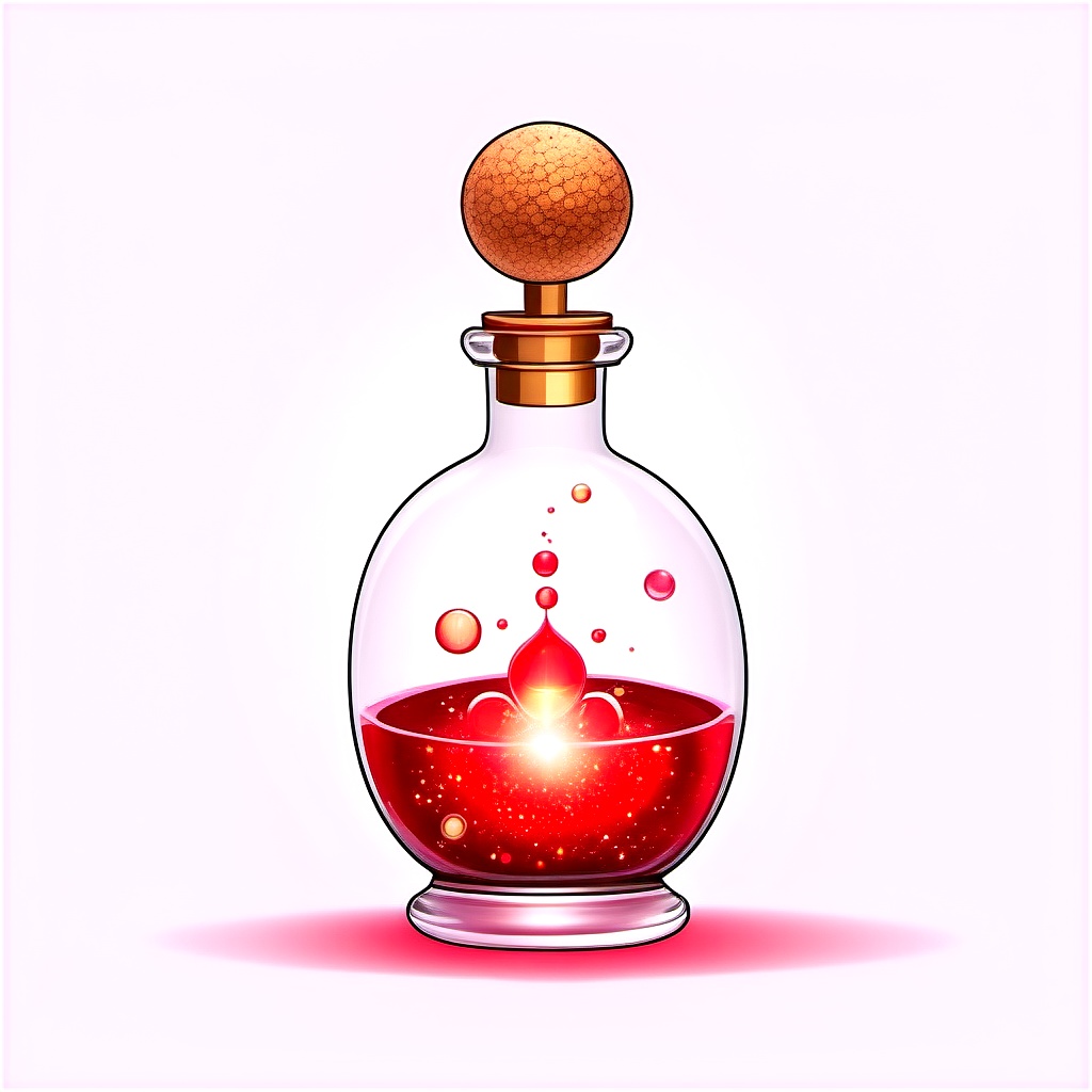 【TRPG/ゲーム素材】魔法のポーション・素材セット(透過背景・24種)