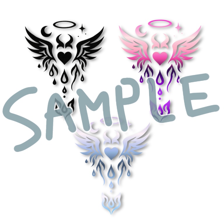 〖VRC〗Avatar Tatoo texture ” Fallen Grace