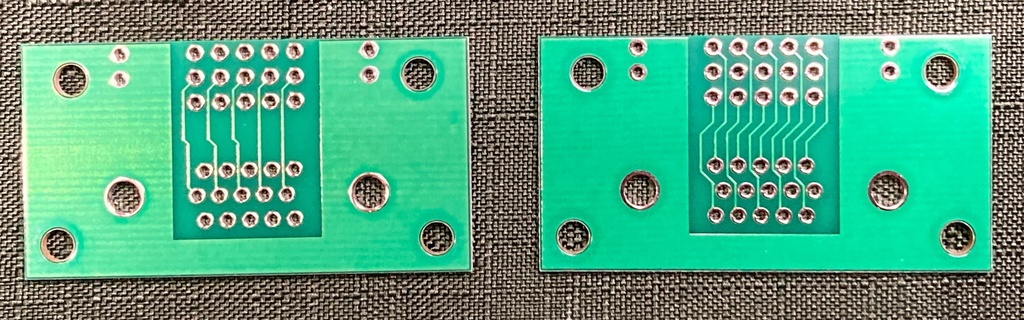 VGA(ミニD-sub3列15ピン) DIP化基板