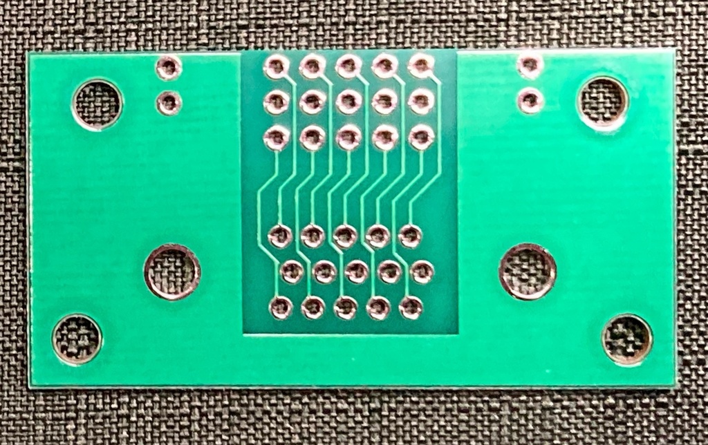 VGA(ミニD-sub3列15ピン) DIP化基板
