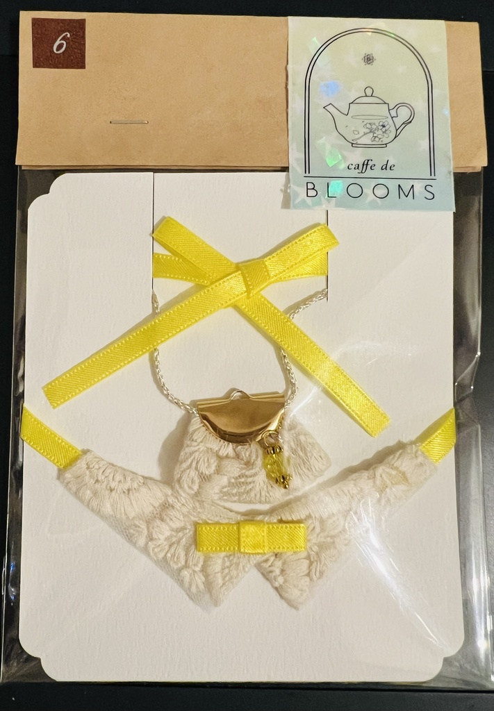 着け襟&バッグセット(イエロー)