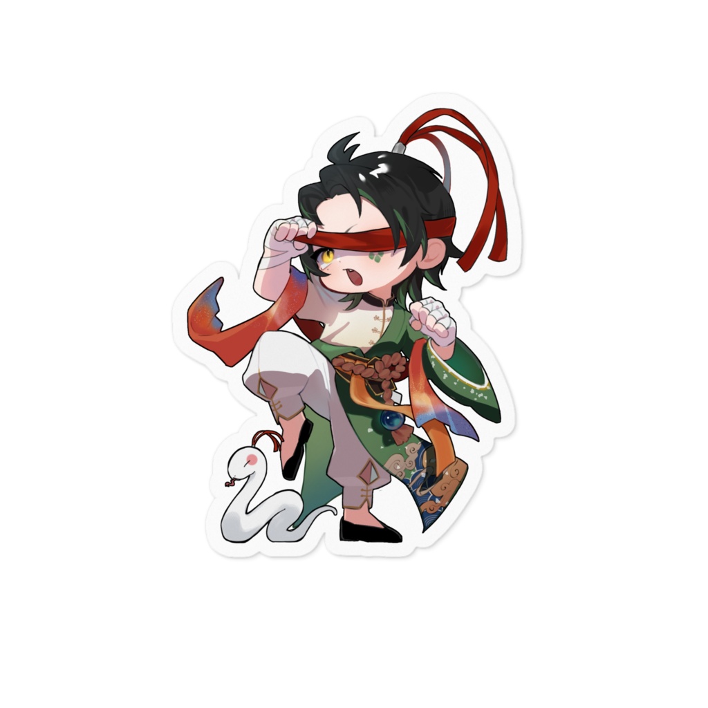 じゃもちミニキャラステッカー