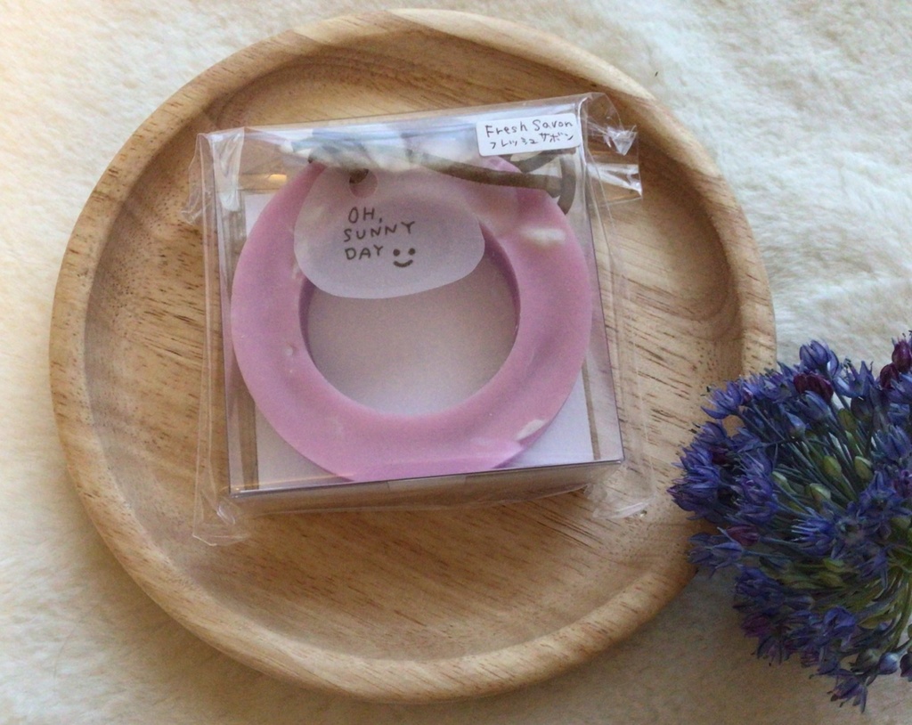 にっこり晴れの日サシェ　パープルカラー