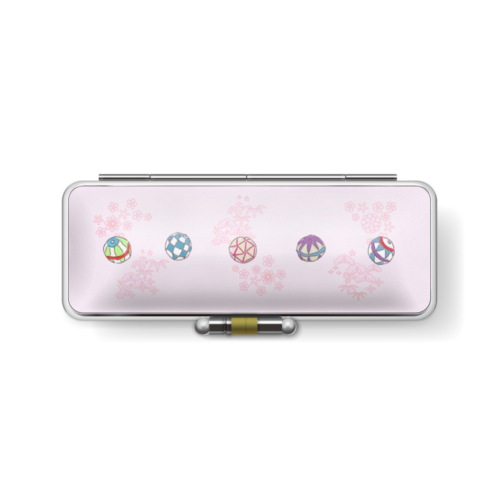 和柄印鑑ケース 桃