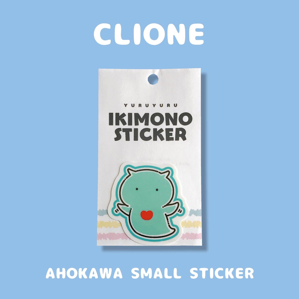 ☀️【小】ゆるゆるいきものステッカー