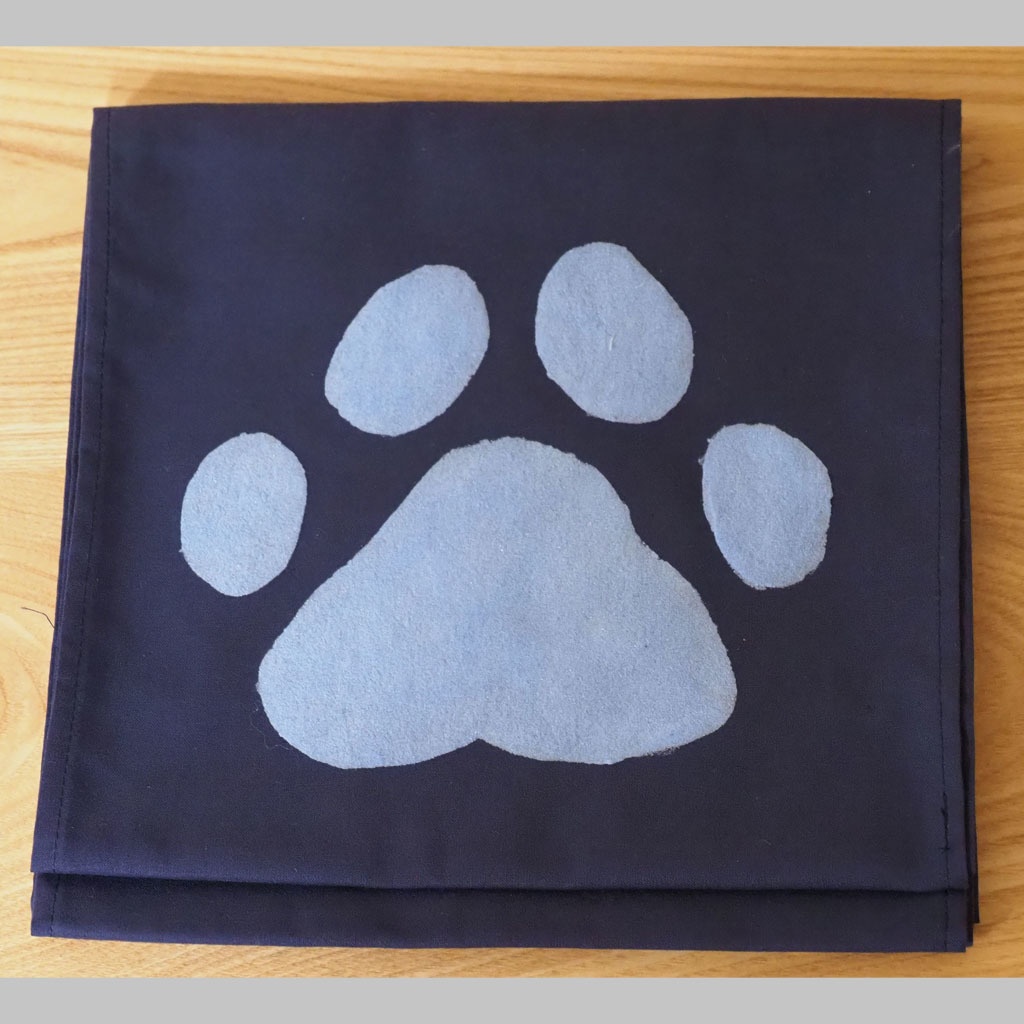 足跡柄の越中ふんどし