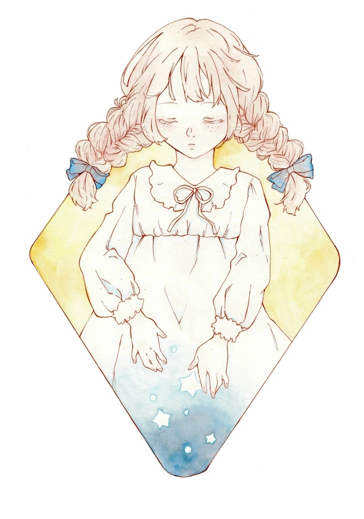透明水彩イラスト