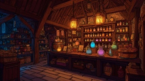 【高画質】ファンタジーゲーム風 背景画像パック|村・町の風景(8枚)