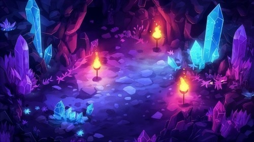 【高画質】ファンタジーゲーム風 背景画像パック|森・草原・遺跡の風景(8枚)