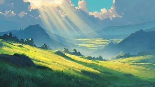 【高画質】ファンタジーゲーム風 背景画像パック|森・草原・遺跡の風景(8枚)