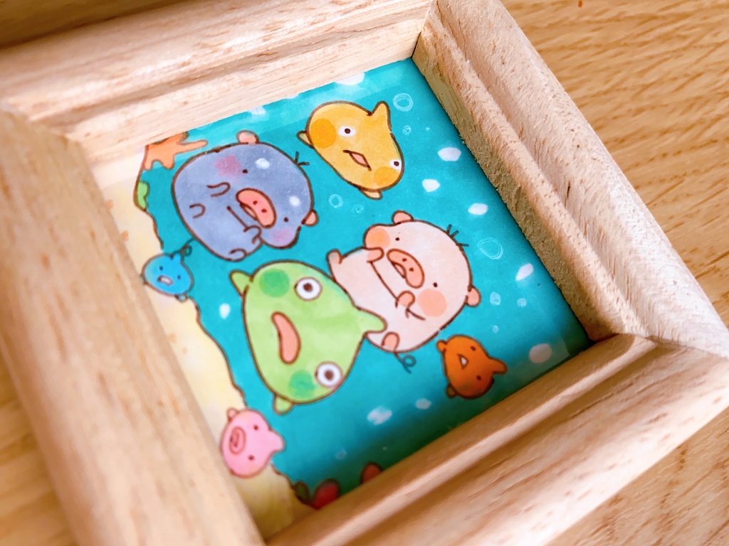 ミニ原画 海のお友だちシリーズ ダンゴウオさん