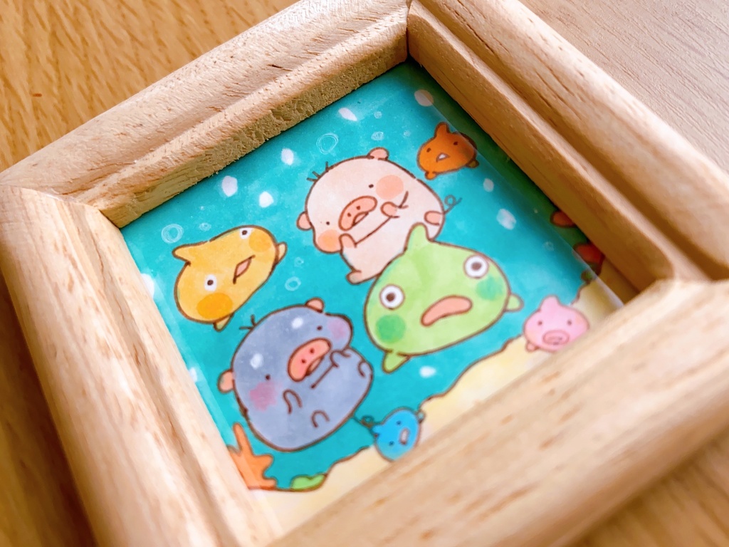 ミニ原画 海のお友だちシリーズ ダンゴウオさん