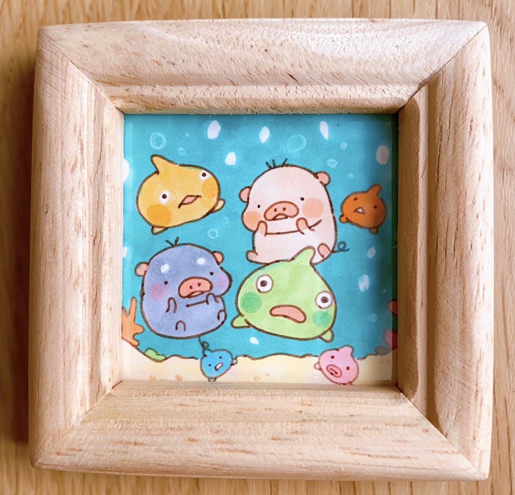 ミニ原画 海のお友だちシリーズ ダンゴウオさん