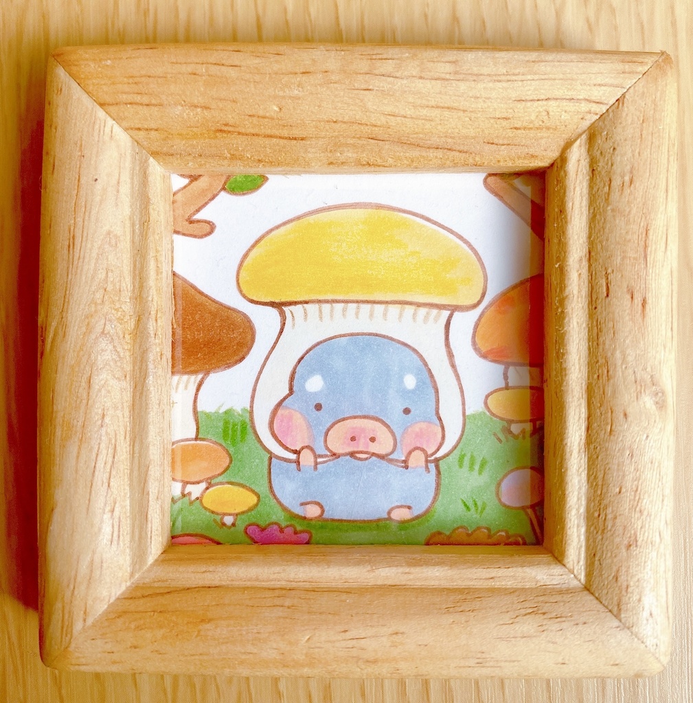 【ミニ原画】きのこのこのこ　げんきのこ！